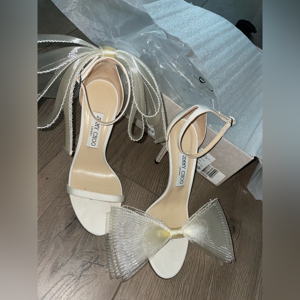 Jimmy choo bow heels